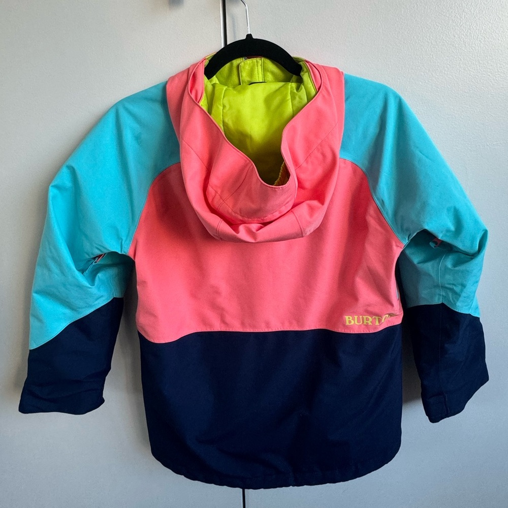 Kids BURTON snowboarding Goretex jacket “room to grow” system sz. XS (5/6)